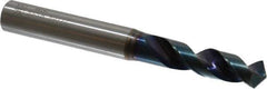 OSG - 27/64" 120° Spiral Flute Vanadium High Speed Steel Screw Machine Drill Bit - WD1 Finish, Right Hand Cut, 47mm Flute Length, 104mm OAL, Faceted Point, Straight Shank - Exact Tool & Supply