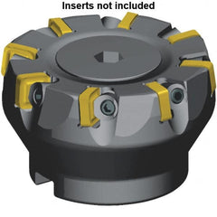 Kennametal - 2-1/2" Cut Diam, 3/4" Arbor Hole Diam, Indexable Square-Shoulder Face Mill - Exact Tool & Supply