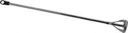 Premier Paint Roller - Metal Chrome Power Mixer - 19 Inch Long x 5/16 Inch Shank Diameter, Compatible with 5 Gallon Containers - Exact Tool & Supply