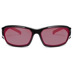 Odin HCP Red Lens Black Safety Glasses - Exact Tool & Supply
