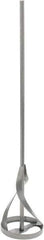 Premier Paint Roller - Metal Chrome Power Mixer - 17 Inch Long x 3/8 Inch Shank Diameter, Compatible with 5 to 10 Gallon Containers - Exact Tool & Supply