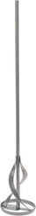 Premier Paint Roller - Metal Chrome Power Mixer - 23 Inch Long x 1/2 Inch Shank Diameter, Compatible with 5 to 10 Gallon Containers - Exact Tool & Supply