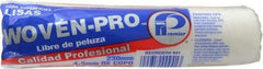 Premier Paint Roller - 3/16" Nap, 9" Wide Paint Woven-Pro Roller Cover - Smooth Texture, Woven - Exact Tool & Supply