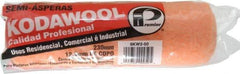 Premier Paint Roller - 1/2" Nap, 9" Wide Paint General Purpose Roller Cover - Semi-Rough Texture, Wool/Poly Blend - Exact Tool & Supply