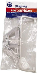 Premier Paint Roller - 14 to 18" Wide Adjustable Frame - Metal Frame, Aluminum Handle - Exact Tool & Supply