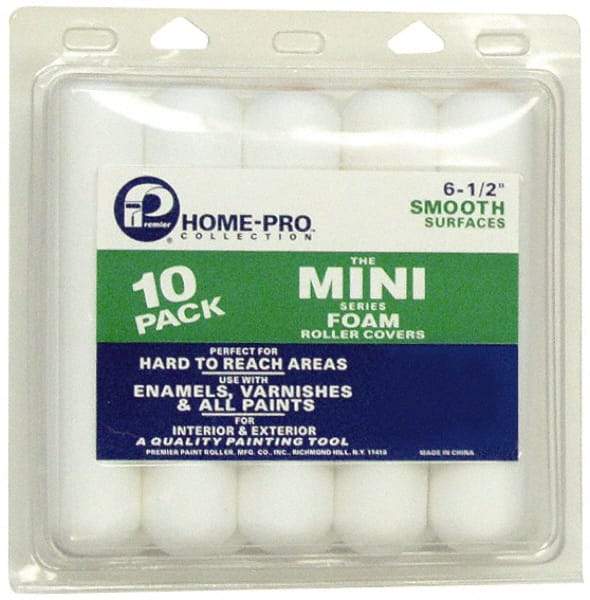 Premier Paint Roller - Mini Paint Roller - 6-1/2" Wide, Includes Roller Cover - Exact Tool & Supply