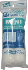 Premier Paint Roller - 3/8" Nap, Mini Paint Roller - 6-1/2" Wide, Includes Roller Cover - Exact Tool & Supply