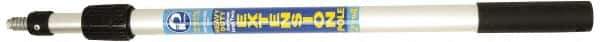 Premier Paint Roller - 6 to 12' Long Paint Roller Extension Pole - Stainless Steel - Exact Tool & Supply