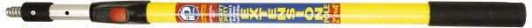 Premier Paint Roller - 4 to 8' Long Paint Roller Extension Pole - Stainless Steel & Fiberglass - Exact Tool & Supply
