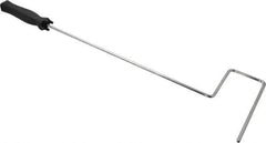 Premier Paint Roller - 24" Long, Mini Roller Frame - 6-1/2" Wide, Steel Frame - Exact Tool & Supply