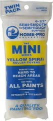 Premier Paint Roller - Mini Paint Roller - 6-1/2" Wide, Includes Roller Cover - Exact Tool & Supply