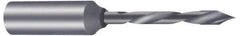 Onsrud - 8mm Cutting Diam x 30mm Length of Cut, 2 Flute, Upcut Spiral Router Bit - Uncoated, Right Hand Cut, Solid Carbide, 57mm OAL x 10mm Shank Diam, Through-Hole Boring Bit - Exact Tool & Supply