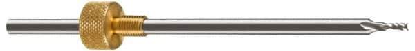 Onsrud - 1/16" Cutting Diam x 5/16" Length of Cut, 1 Flute, Upcut Spiral Router Bit - Uncoated, Right Hand Cut, Solid Carbide, 6-1/2" OAL x 11/64" Shank Diam, Single Edge - Exact Tool & Supply
