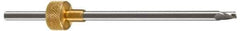 Onsrud - 3/16" Cutting Diam x 3/8" Length of Cut, 1 Flute, Upcut Spiral Router Bit - Uncoated, Right Hand Cut, Solid Carbide, 6-1/2" OAL x 1/4" Shank Diam, Single Edge - Exact Tool & Supply
