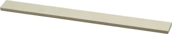 Made in USA - 800 Grit Aluminum Oxide Rectangular Polishing Stone - Super Fine Grade, 1/2" Wide x 6" Long x 1/8" Thick - Exact Tool & Supply