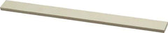 Made in USA - 800 Grit Aluminum Oxide Rectangular Polishing Stone - Super Fine Grade, 1/2" Wide x 6" Long x 1/8" Thick - Exact Tool & Supply