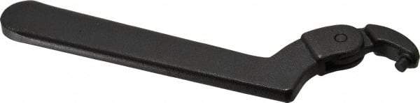 Proto - 3/4" to 2" Capacity, Black Oxide Finish, Adjustable Pin Spanner Wrench - 6-3/8" OAL, 5/32" Hook Pin Height - Exact Tool & Supply