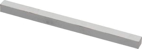 Made in USA - 1200 Grit Aluminum Oxide Square Polishing Stone - Ultra Fine Grade, 1/4" Wide x 4" Long x 1/4" Thick - Exact Tool & Supply