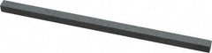 Made in USA - 150 Grit Silicon Carbide Square Polishing Stone - Very Fine Grade, 1/4" Wide x 6" Long x 1/4" Thick - Exact Tool & Supply