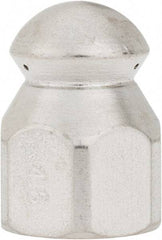 Value Collection - 4,200 psi Fixed, Sewer Pressure Washer Nozzle - 4.5mm Orifice Diam, 1/4" Thread - Exact Tool & Supply