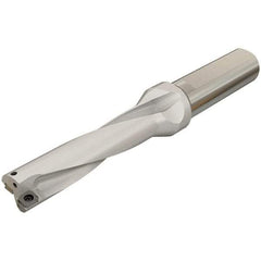 Iscar - 220mm Max Drill Depth, 4xD, 55mm Diam, Indexable Insert Drill - 40mm Shank Diam, Whistle Notch Shank - Exact Tool & Supply