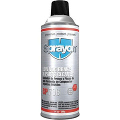 Sprayon - Acetone Brake Parts Cleaner - 14 oz Aerosol Can - Exact Tool & Supply