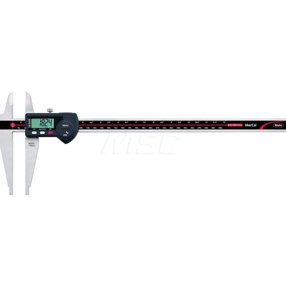 Mahr - Electronic Calipers; Minimum Measurement (mm): 0.00 ; Minimum Measurement (Decimal Inch): 0.0000 ; Maximum Measurement (Decimal Inch): 12 ; Maximum Measurement (mm): 300.00 ; Accuracy Plus/Minus (Decimal Inch): 0.0010 ; Accuracy Plus/Minus (mm): 0 - Exact Tool & Supply