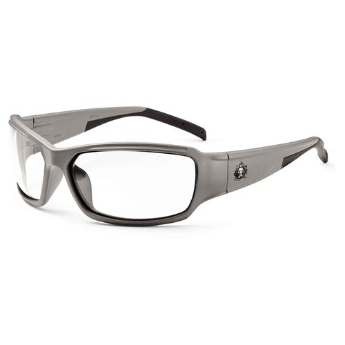 Thor Clear Lens Matte Gray Safety Glasses - Exact Tool & Supply
