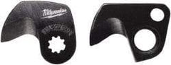 Milwaukee Tool - Handheld Shear/Nibbler Blade Set - For Use with M12A Cordless Cable Cutter #2472 - Exact Tool & Supply