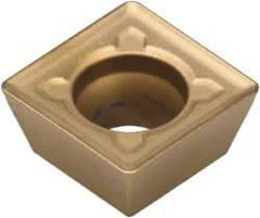 Kennametal - SDMT060304E GG Grade KC730M Carbide Milling Insert - TiN Finish, 1/4" Inscribed Circle, 1/64" Corner Radius - Exact Tool & Supply