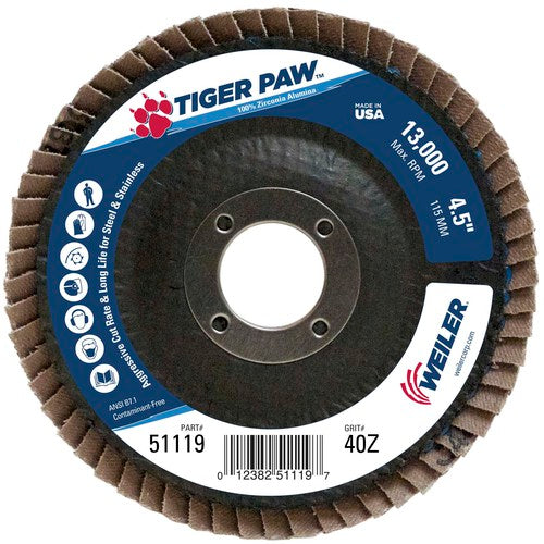 4 1/2 TIGER PAW ABRASIVE - Exact Tool & Supply