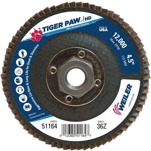 ‎4-1/2X5/8-11 36G T27 - Exact Tool & Supply