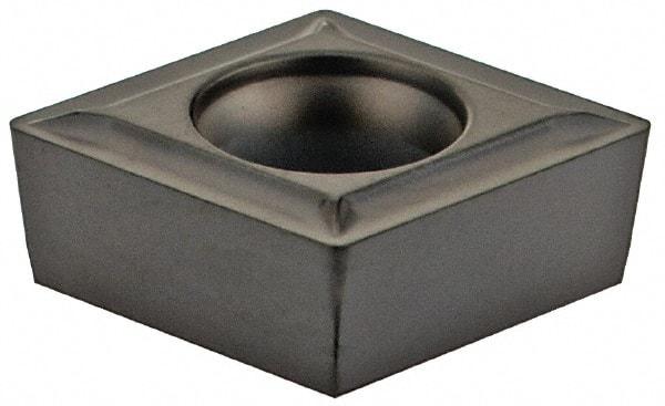 Kennametal - CCGT32.51 Grade KCU10 Carbide Turning Insert - 80° Diamond, 5/32" Thick, 1/64" Corner Radius - Exact Tool & Supply