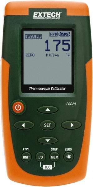 Extech - Thermocouple & RTD Calibrators Calibrator Type: Thermocouple Calibrator Measurement Type: Temperature/Voltage - Exact Tool & Supply
