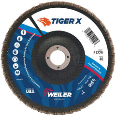 7 × 7/8 ARBOR 40X FLAP DISC - Exact Tool & Supply