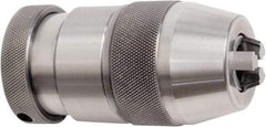 Accupro - JT2 Short, 1/64 to 5/16" Capacity, Tapered Mount Steel Drill Chuck - Keyless, 38mm Sleeve Diam, 2-5/8" Open Length - Exact Tool & Supply