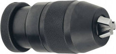 Accupro - 3/8-24, 1/32 to 5/16" Capacity, Threaded Mount Steel Drill Chuck - Keyless, 37.01mm Sleeve Diam, 2-53/64" Open Length - Exact Tool & Supply