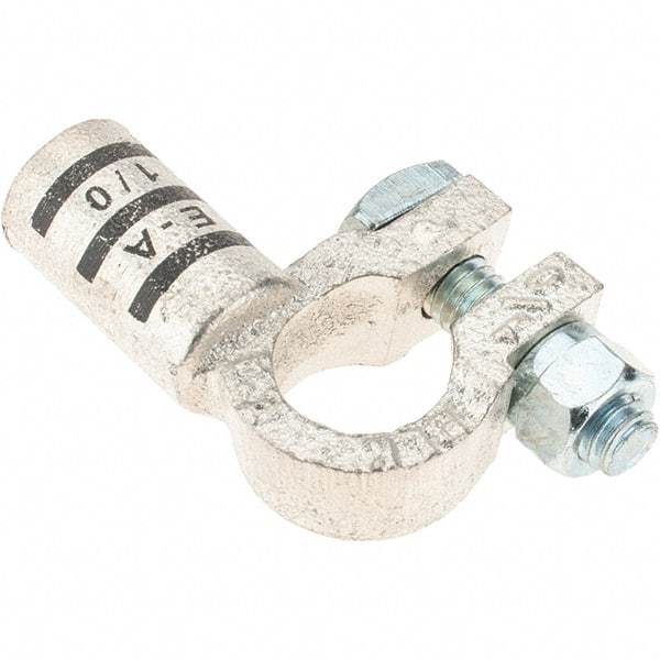 Made in USA - 1/0 AWG, Copper Battery Connector - Black - Exact Tool & Supply