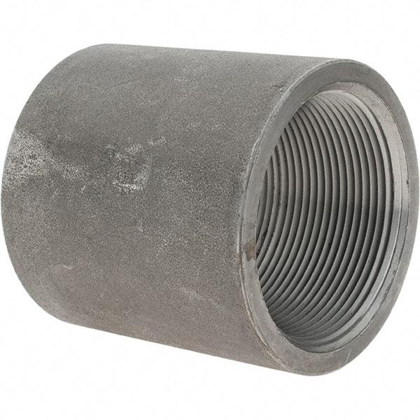 Value Collection - Size 2", Steel Pipe Female Coupling - Threaded (NPT) End Connection - Exact Tool & Supply