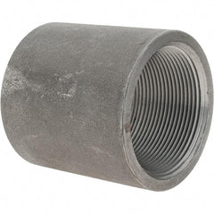 Value Collection - Size 2", Steel Pipe Female Coupling - Threaded (NPT) End Connection - Exact Tool & Supply