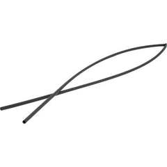 Value Collection - 48" Long Heat Shrink Electrical Tubing - Black - Exact Tool & Supply