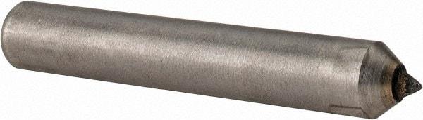 Value Collection - 1-1/2 Carat Single Point Diamond Dresser - 3" Long x 1/2" Shank Diam - Exact Tool & Supply