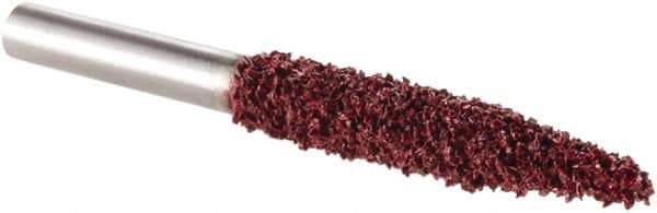 KUTZALL - 1/4" Cut Diam, 1/4" Shank Diam, Taper Head Burr - Carbide - Exact Tool & Supply