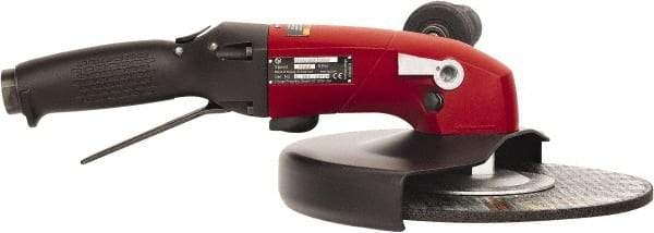 Chicago Pneumatic - 9" Wheel Diam, 6,000 RPM, Pneumatic Angle & Disc Grinder - 5/8-11 Spindle, 80 CFM - Exact Tool & Supply