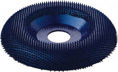 KUTZALL - 4-1/2" Wheel Diam, 5/8" Wheel Thickness, 7/8" Arbor Hole, Type 27 Depressed Center Wheel - Tungsten Carbide, 15,000 Max RPM - Exact Tool & Supply