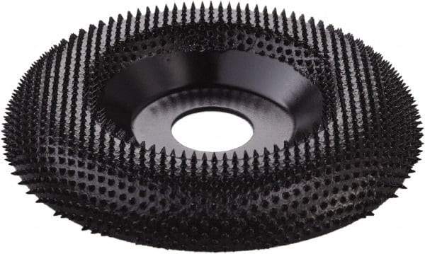 KUTZALL - 4-1/2" Wheel Diam, 5/8" Wheel Thickness, 7/8" Arbor Hole, Type 27 Depressed Center Wheel - Tungsten Carbide, 15,000 Max RPM - Exact Tool & Supply