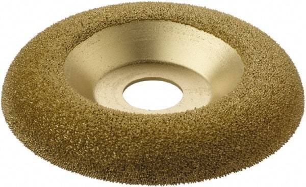 KUTZALL - 4-1/2" Wheel Diam, 5/8" Wheel Thickness, 7/8" Arbor Hole, Type 27 Depressed Center Wheel - Tungsten Carbide, 15,000 Max RPM - Exact Tool & Supply