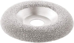 KUTZALL - 4-1/2" Wheel Diam, 5/8" Wheel Thickness, 7/8" Arbor Hole, Type 27 Depressed Center Wheel - Tungsten Carbide, 15,000 Max RPM - Exact Tool & Supply