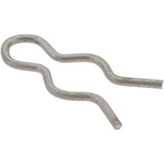 Value Collection - 5/16" Groove, 31/32" Long, Stainless Steel Hair Pin Clip - 0.052" Clip Diam, 3/8" Shaft Diam, Grade 302 & 18-8 - Exact Tool & Supply