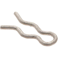 Value Collection - 5/64" Groove, 5/16" Long, Stainless Steel Hair Pin Clip - 0.029" Clip Diam, 1/8" Shaft Diam, Grade 302 & 18-8 - Exact Tool & Supply